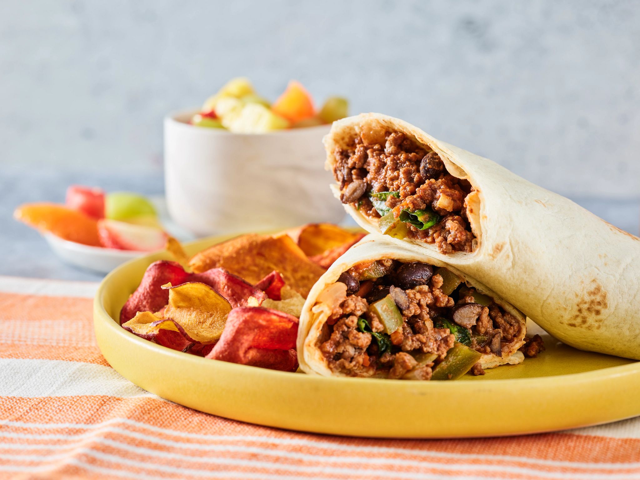 Saucy Beef Wraps